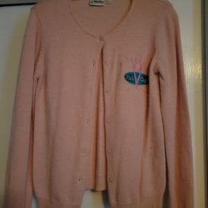 Disney Parks Flo's Cafe pink sweater